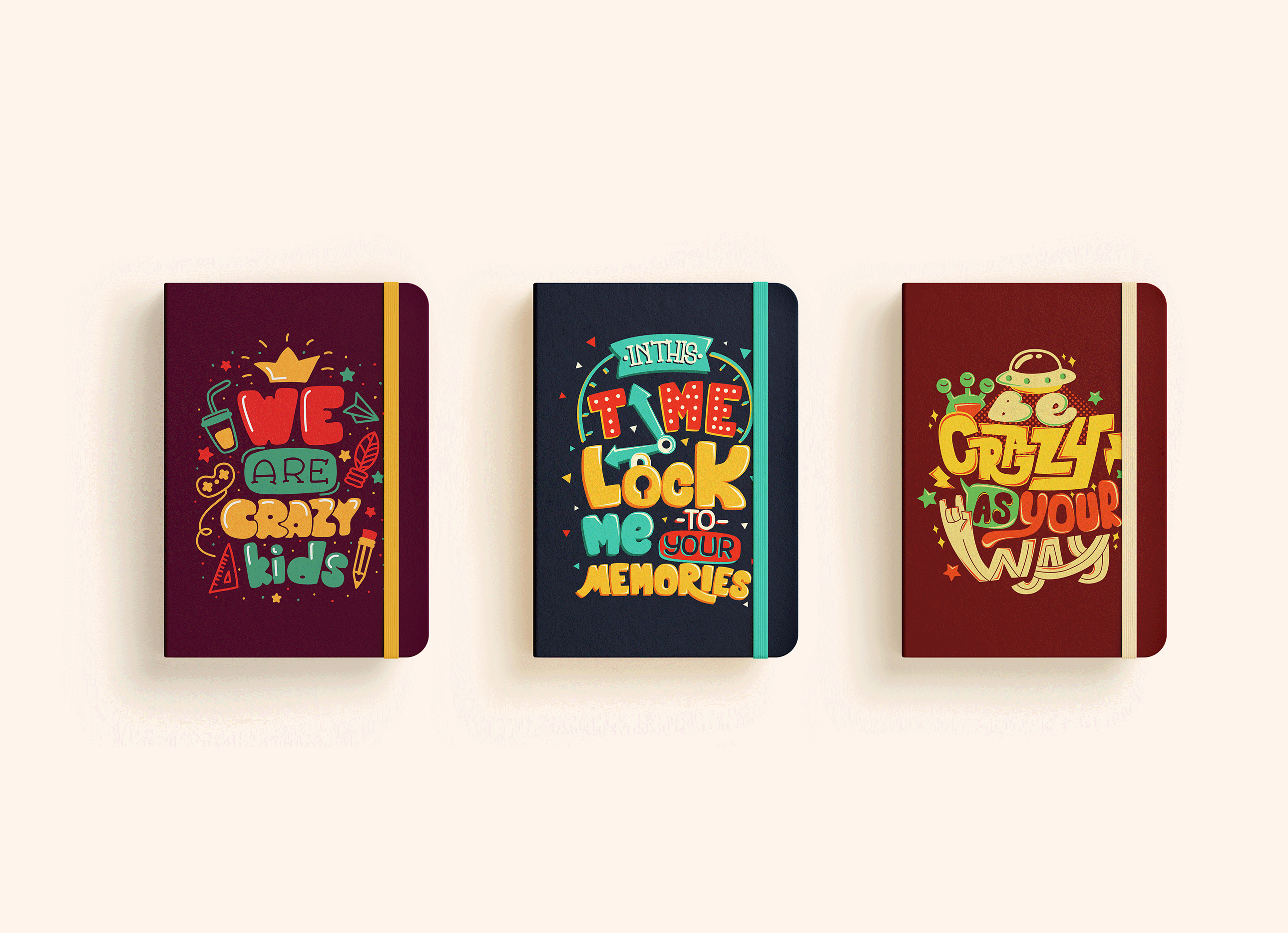Hand lettering notebook cover